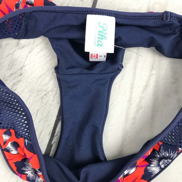 FIRM PRICE ♦️Piha Orange Floral Breezy Hipster - Picture 6 of 7